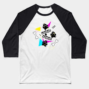 Retro Paws Baseball T-Shirt